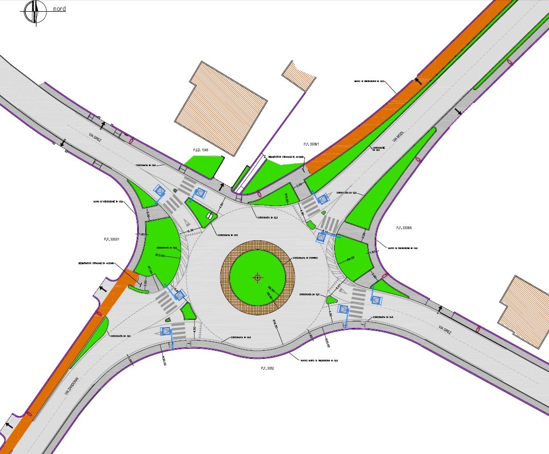 Rotatoria Grez Rotatoria via Grez