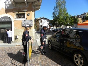 Vigili in piazza RIDOTTA