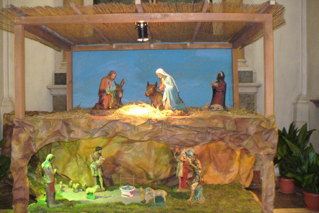 Lazise presepe su 2 piani