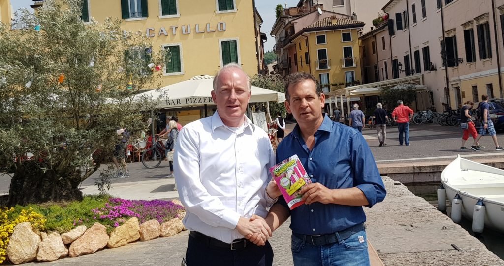 Assessore Lauro Sabaini e Michele Isgrò