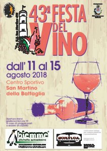 Dall’11 al 15 agosto calici alzati per la 43ª Festa del Vino 2 43 FESTA DEL VINO