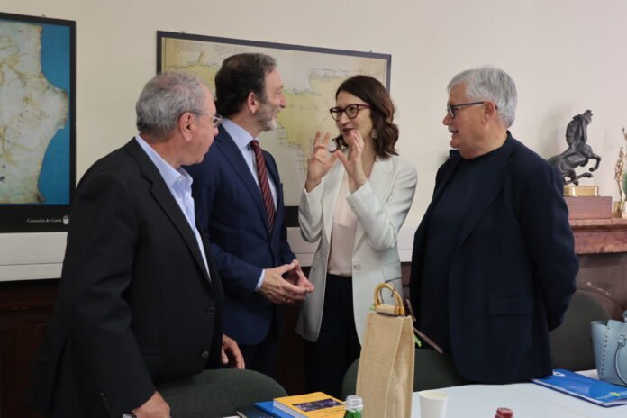 Viktor Elbling in visita sul Lago di Garda l'ambasciatore della Repubblica Federale di Germania, Viktor Elbling