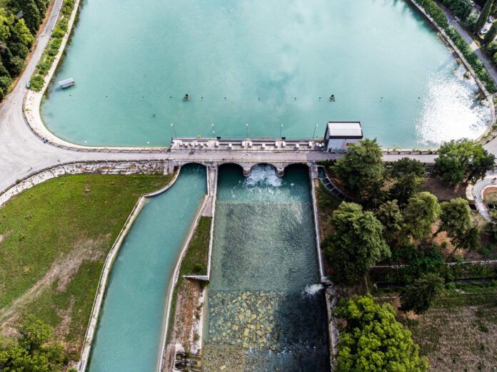 Chiusa di Salionze livelli d'acqua del lago di Garda - Chiusa di Salionze