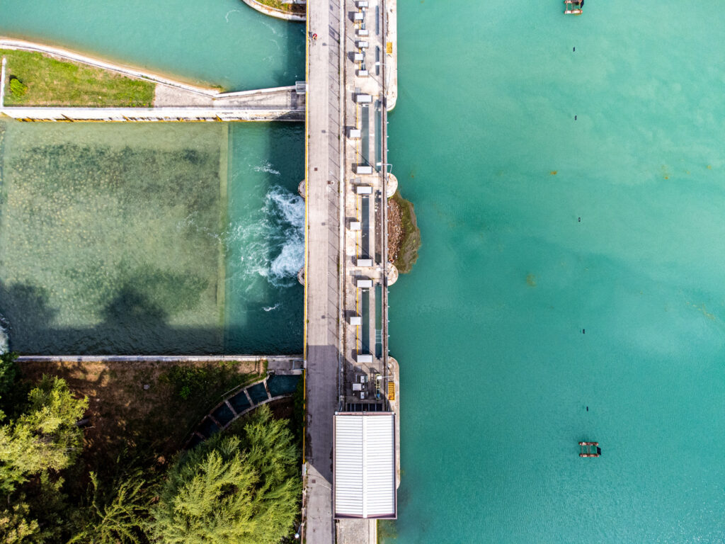 Livelli d'acqua del lago di garda - Salionze Chiusa