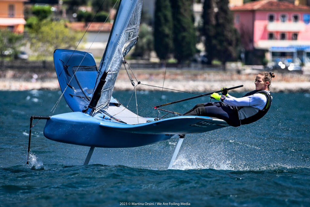Lisa Schweigert (GER) - Prima tra le donne nella classe Moth