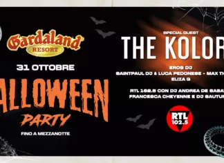 Gardaland Halloween Party con The Kolors: il divertimento da brividi prosegue con l’Halloween Party al parco! Gardaland Halloween Party Leaflet