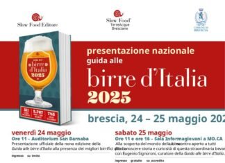 Parte da Brescia il viaggio della Guida alle birre d’Italia 2025 Guida alle birre dItalia 2025 Slow Food Locandina