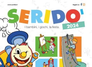 Seridò 2024: La più grande festa del gioco per bambini al Centro fiera del Garda Manifesto Serido 2024