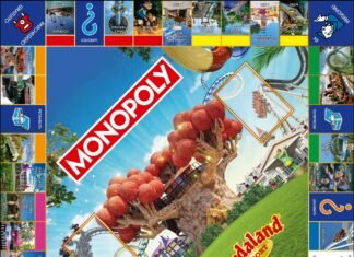 Gardaland festeggia 49 anni con Monopoly speciale Monopoly Gardaland Resort tabellone da gioco