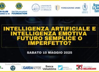 Intelligenza Artificiale e Intelligenza Emotiva: Convegno Lions Club Garda Bresciano Cartello AI