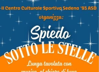 Torna a Sedena “Spiedo Sotto le Stelle”: Cena e Musica il 28 Giugno Sedena Spiedo