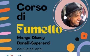 Corsi di fumetto a Toscolano Maderno e Villanuova: al via le lezioni di Pierluigi Del Giudice