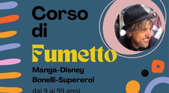Corsi di fumetto a Toscolano Maderno e Villanuova: al via le lezioni di Pierluigi Del Giudice