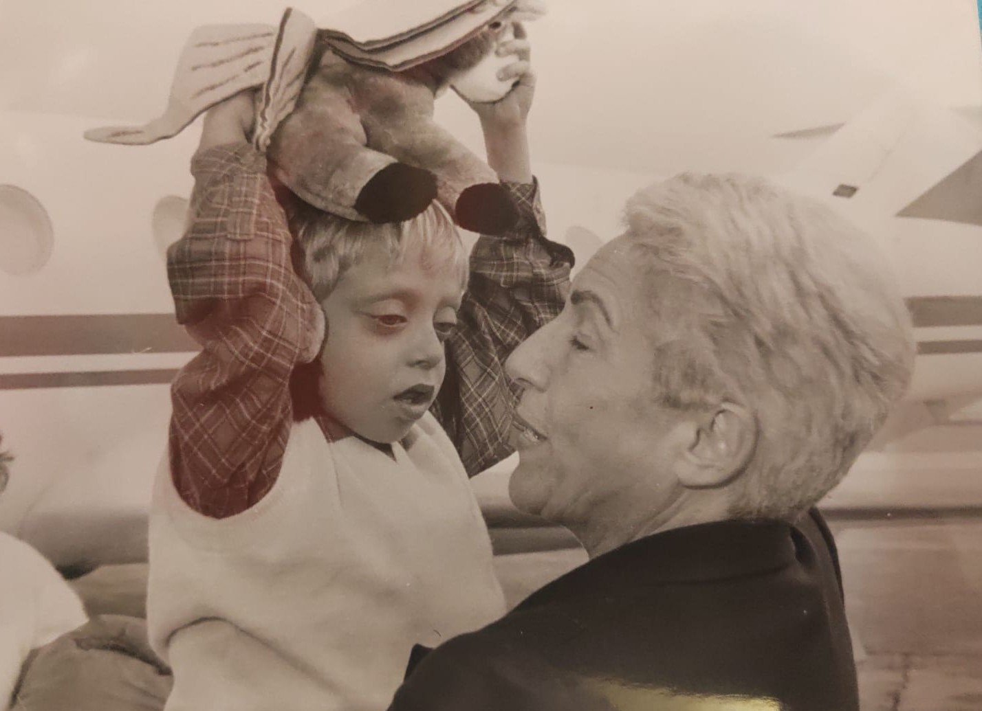 Con Maria Pia Fanfani