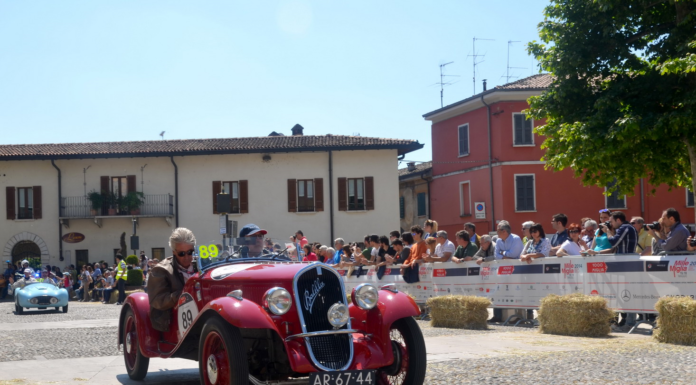 1000 Miglia 2026, Castiglione delle Stiviere ospita controllo timbro 1000 miglia Castiglione