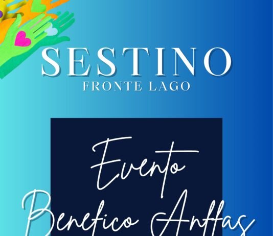 Locandina evento cena benefica Desenzano al Sestino Beach 28 marzo.
