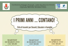 Locandina degli incontri “I primi anni...contano” a Montichiari 2026.