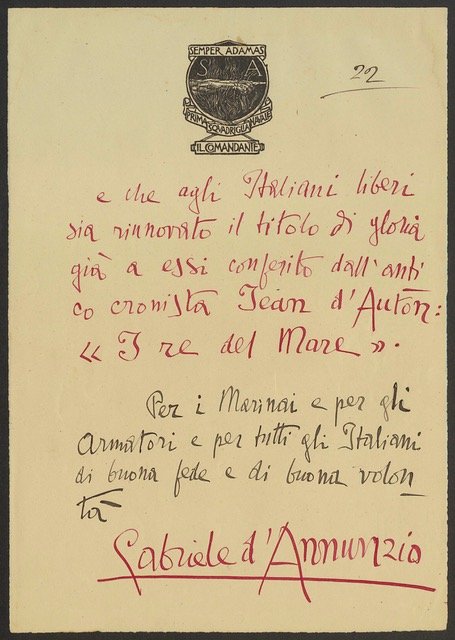 Foto di patto marino Vittoriale