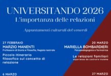 Locandina Universitando Toscolano 2026 su “L’importanza delle relazioni”