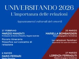 Locandina Universitando Toscolano 2026 su “L’importanza delle relazioni”
