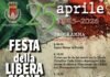 Locandina della Festa della Liberazione a Montichiari il 25 aprile 2026.