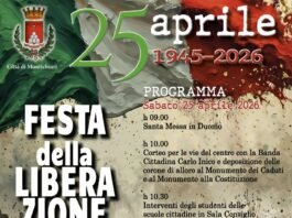 Locandina della Festa della Liberazione a Montichiari il 25 aprile 2026.