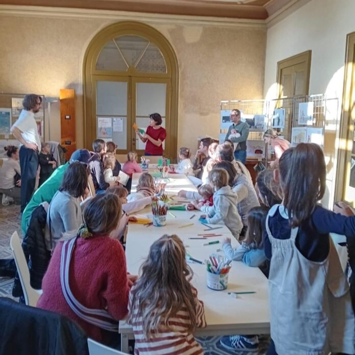 Laboratorio creativo per bambini durante Parole sull’acqua Bardolino Kids