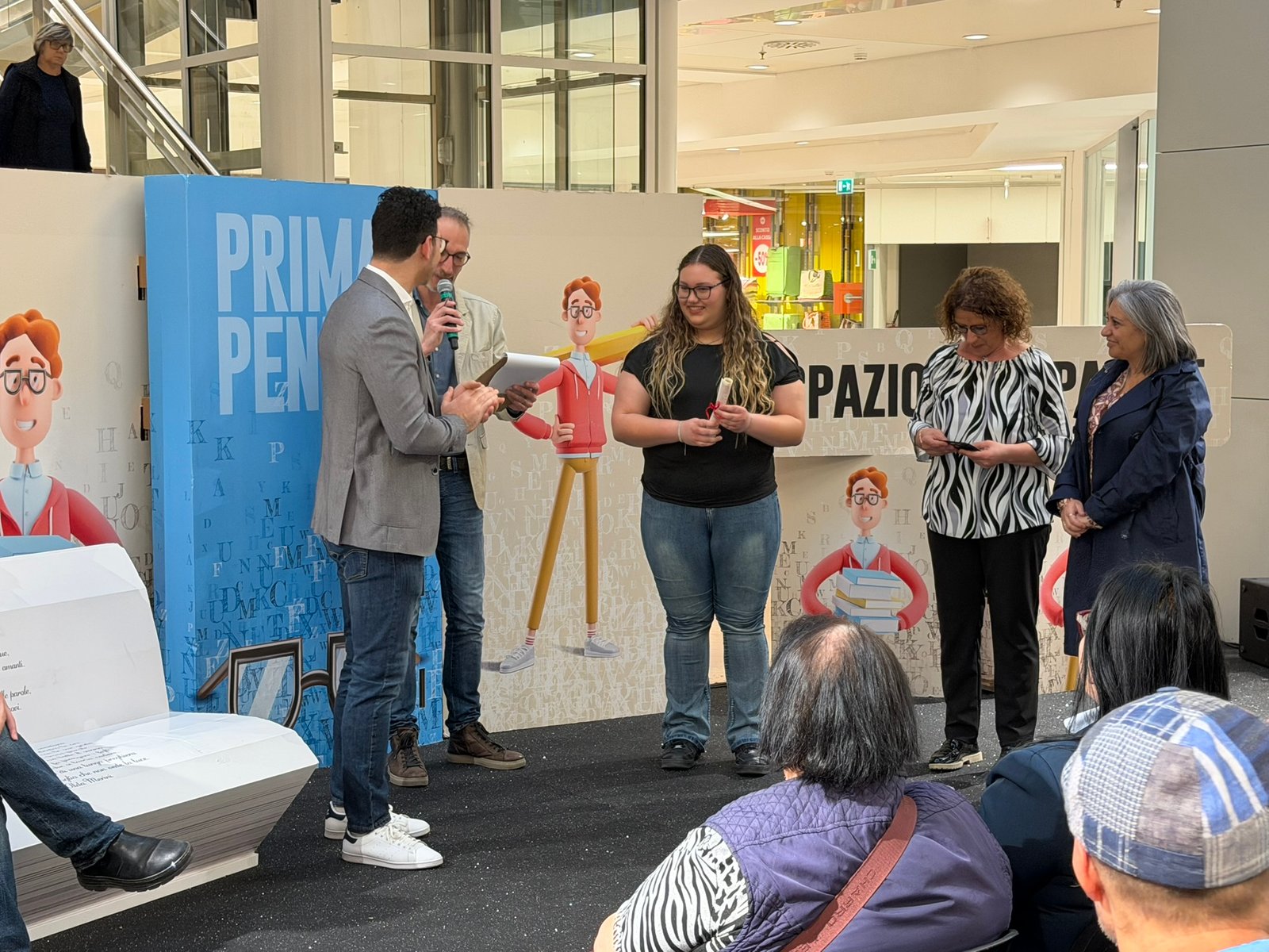 Foto di premiazione Prima Penna
