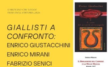 Libri gialli a Gargnano: tre scrittori si confrontano a Gargnano che legge Giallisti a confronto 31.05