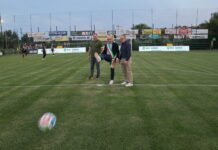 Calcio d'inizio della prima serata del 46° Torneo di Polpenazze 2026
