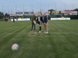Calcio d'inizio della prima serata del 46° Torneo di Polpenazze 2026