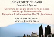 Festival Suoni e Sapori del Garda, concerto inaugurale a Gardone Riviera Concerto Gardone Riviera all'anfiteatro del Vittoriale degli Italiani.
