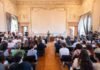 Premiazione del concorso letterario Desenzano nella sala storica comunale.