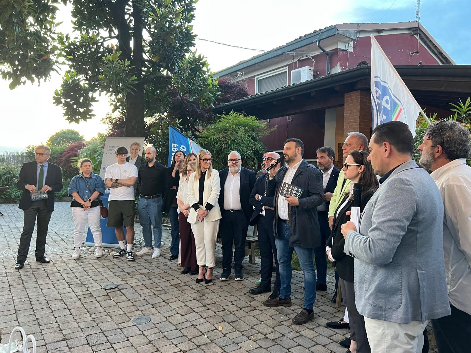 La serata di presentazione della lista Fratelli d'Italia per le elezioni comunali di Lonato del Garda 2026