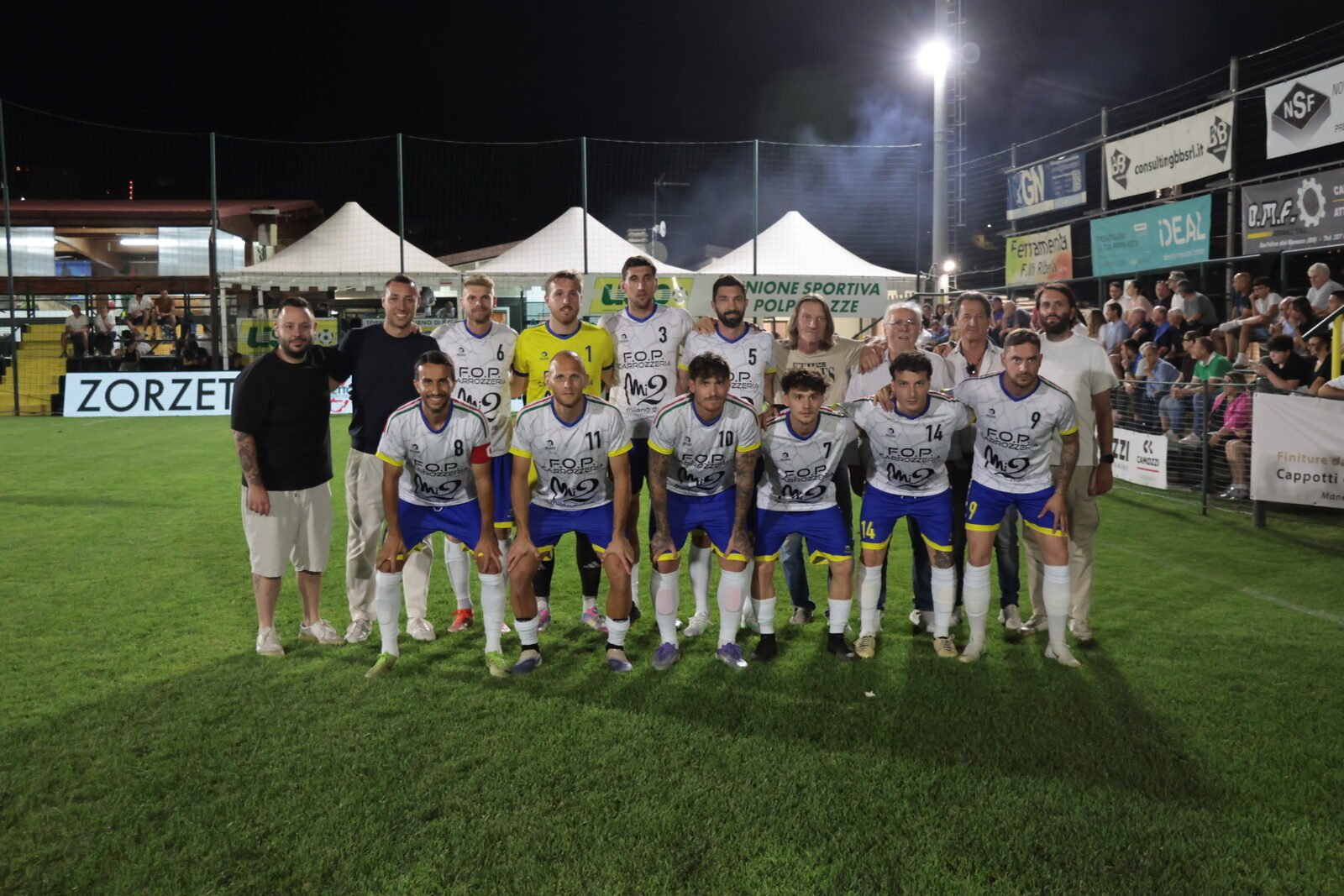 46° Torneo di Polpenazze 2026: i risultati della terza serata 6 FOP CARROZZERIA - BAR MILANO 2 - COLORIFICIO INGROS COLOR - CARMAGNOLA GARDEN