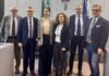 Rappresentanti istituzionali durante la fase operativa del progetto Garda Unico a Desenzano.