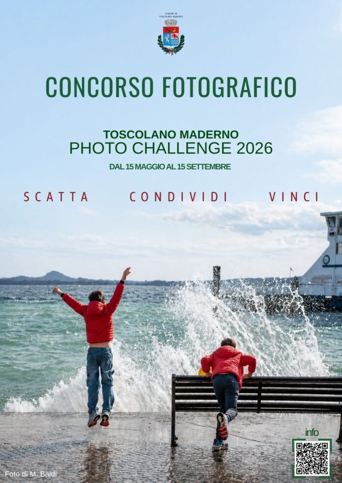 Locandina del Toscolano Maderno Photo Challenge 2026 seconda edizione