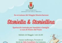 Spettacolo Storiella & Storiellina spostato in Sala Consiliare a Montichiari Locandina spettacolo teatrale per bambini "Storiella & Storiellina" a Montichiari.