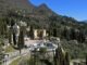 Veduta panoramica del Vittoriale degli Italiani a Gardone Riviera.