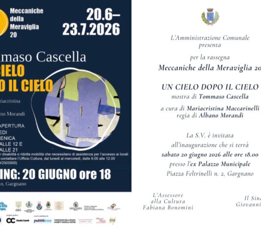 A Gargnano la mostra di Tommaso Cascella “Un cielo dopo il cielo” Un Cielo dopo il cielo