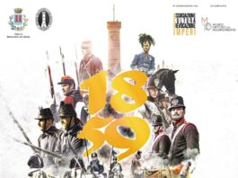 Locandina della rievocazione storica della battaglia di Solferino 1859.
