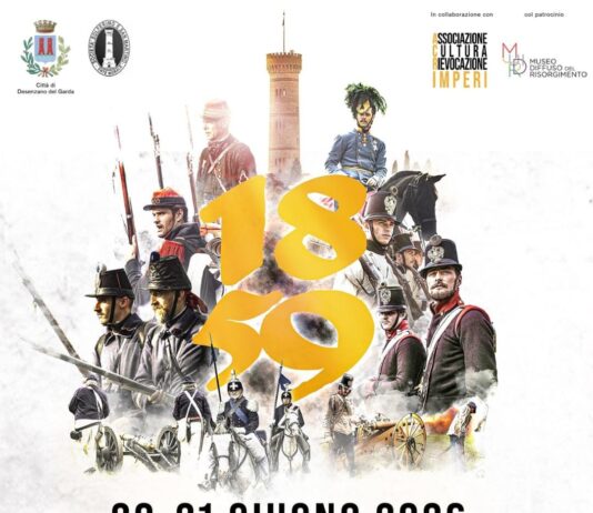 Solferino, celebrazioni per il 167° anniversario della Battaglia il 24 giugno 2026 Locandina della rievocazione storica della battaglia di Solferino 1859.