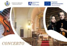 Locandina del concerto violinisti Valiulina e Liviabella a Gargnano 2026.