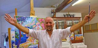 Athos Faccincani, protagonista della mostra personale La luce e il mio lago a Bardolino