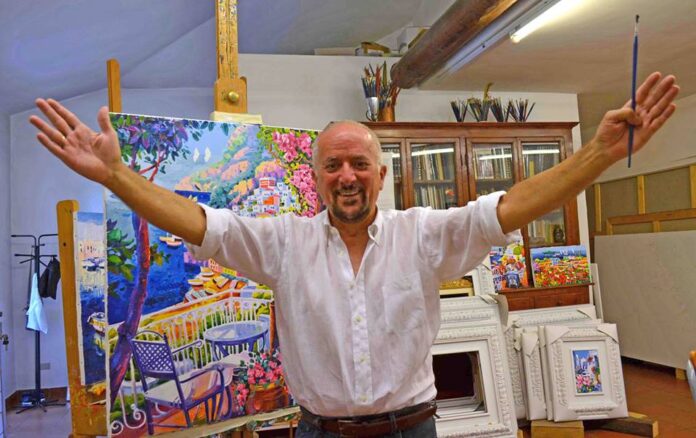 Athos Faccincani, protagonista della mostra personale La luce e il mio lago a Bardolino