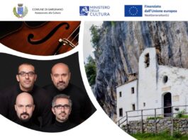 Locandina escursione e concerto all’alba all’Eremo di San Valentino a Gargnano.