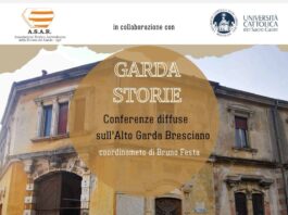 Locandina conferenza sull’esodo giuliano-dalmata a Gargnano.