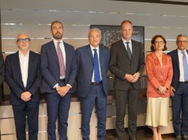 L'ambasciatore tedesco in visita al management di Feralpi Group a Lonato.