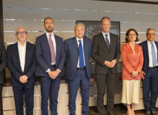 L'ambasciatore tedesco in visita al management di Feralpi Group a Lonato.