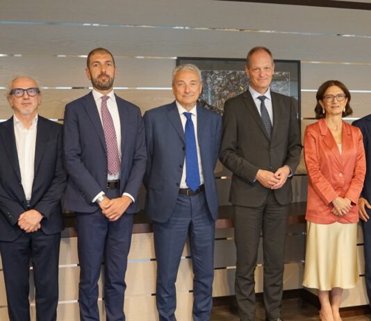 L'ambasciatore tedesco in visita al management di Feralpi Group a Lonato.